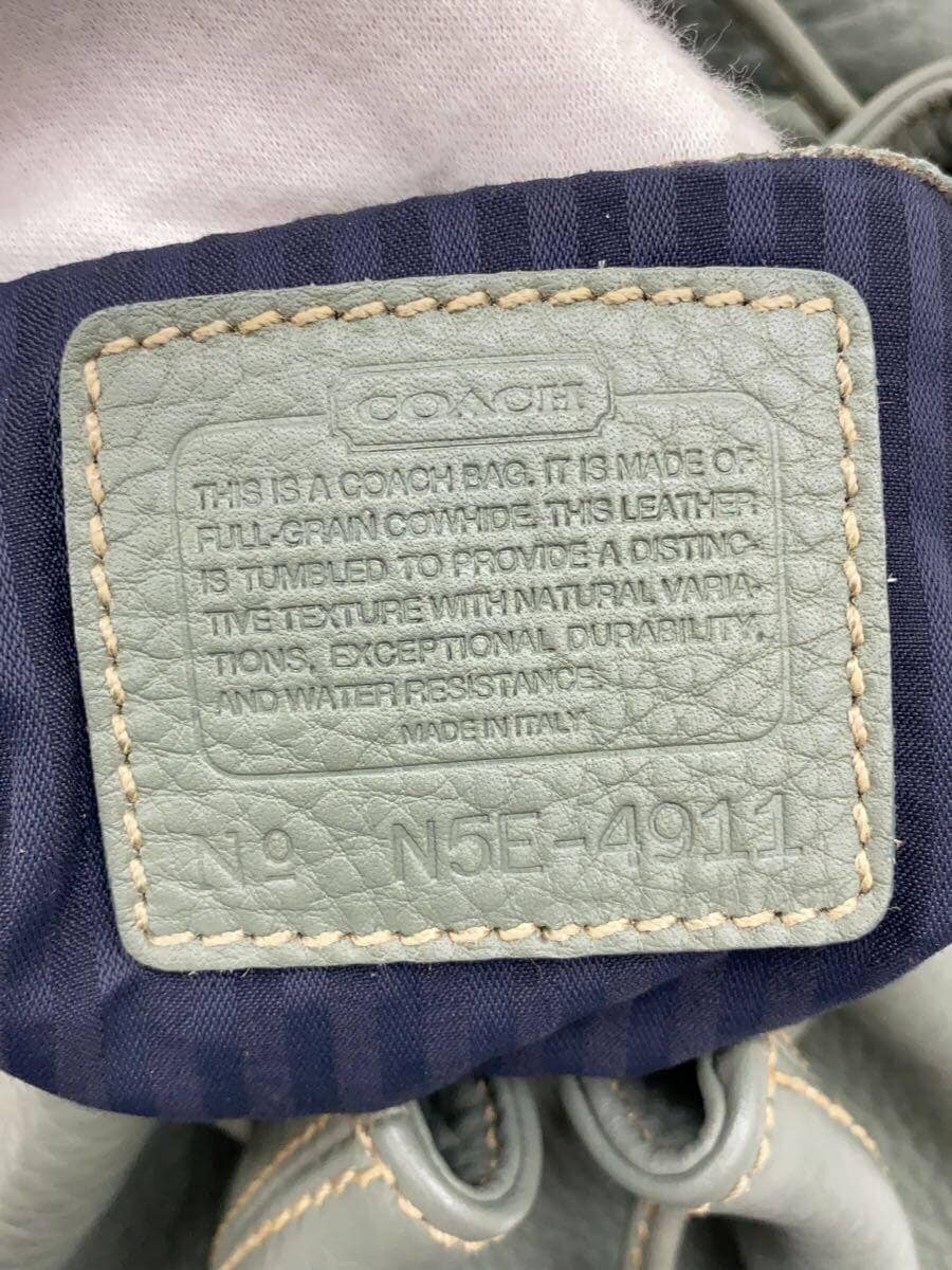 COACH backpack leather GRN 4911 made in Italy 5