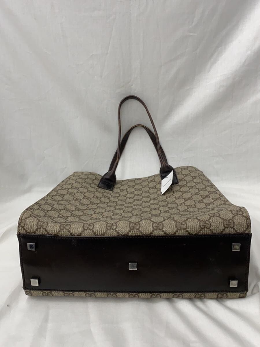 GUCCI Tote Bag_GG Plus PVC BRW All-Over Print 91249 4