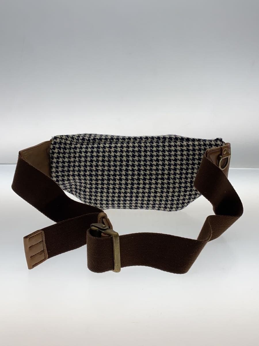 MASTERPIECE x HARRIS TWEED Shoulder Bag Wool Multicolor Houndstooth 3