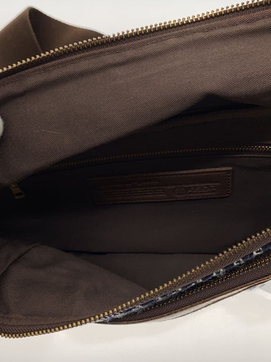 MASTERPIECE x HARRIS TWEED Shoulder Bag Wool Multicolor Houndstooth 6