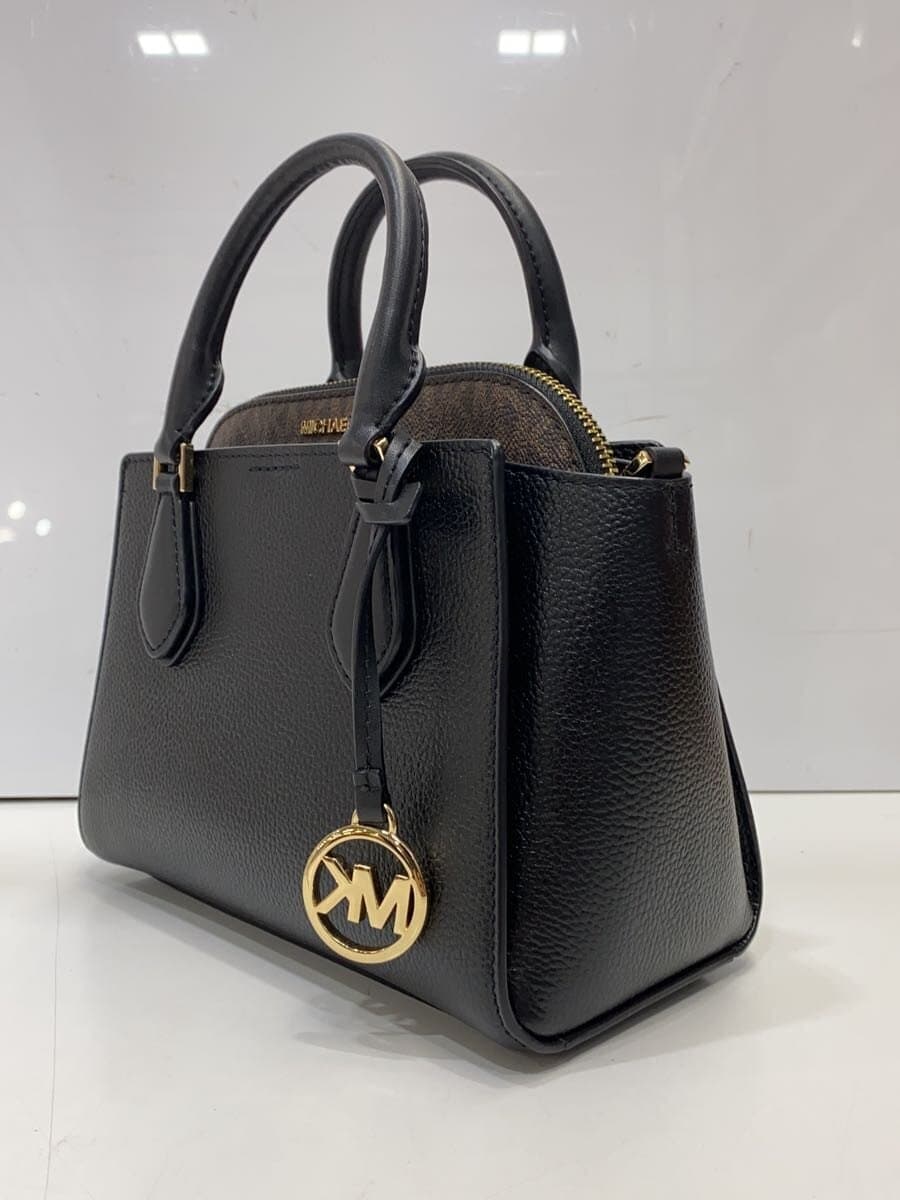 MICHAEL KORS Shoulder Bag Leather BLK 35F0GDIC1L 2