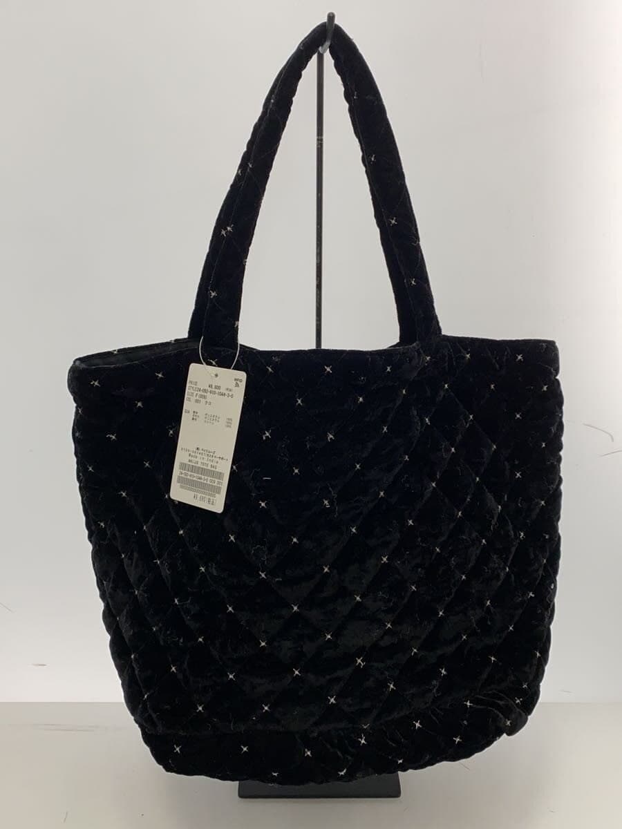 Other Brand MALUS Tote Bag Velour BLK 3