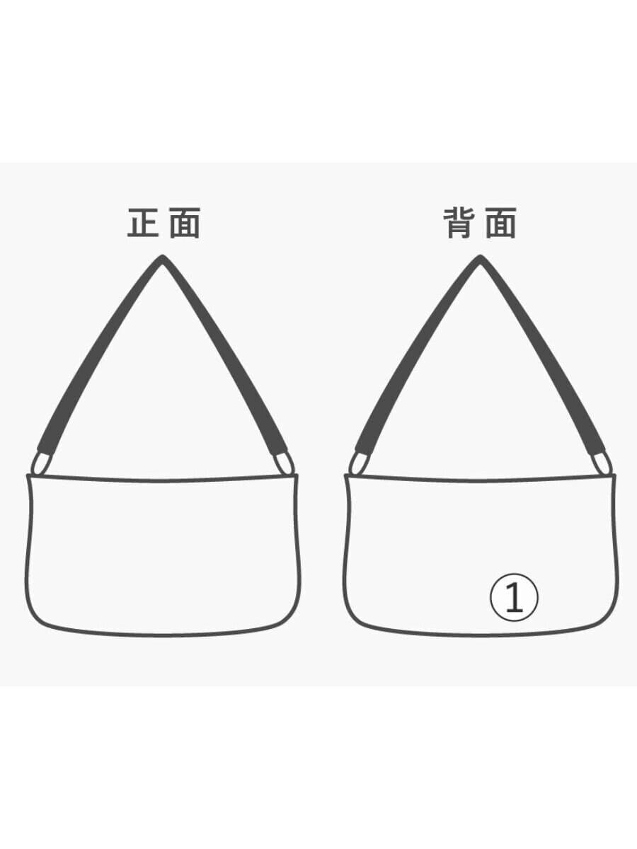 Mustache HIGE BAG Tote Bag Leather BLK 8