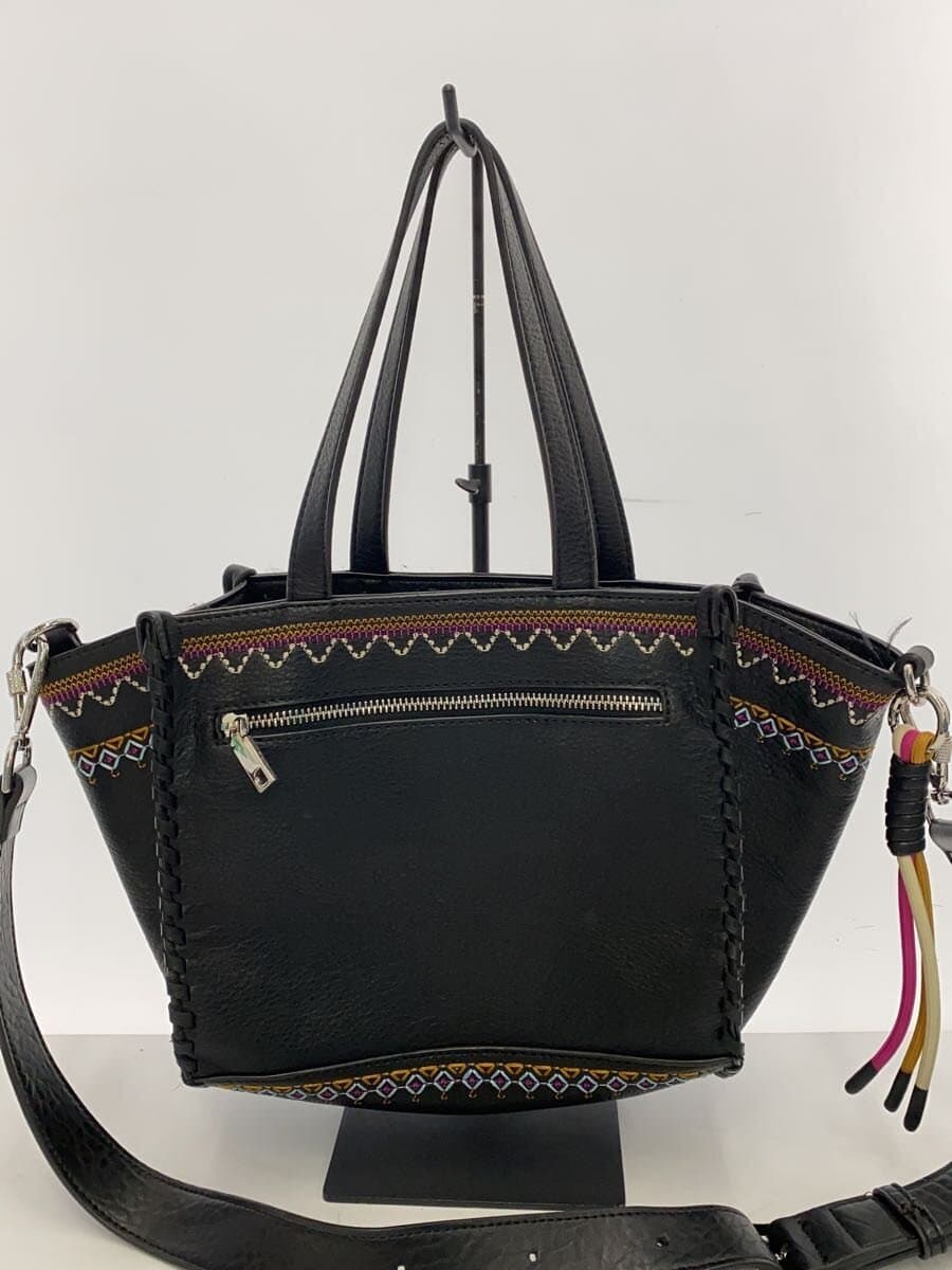 Desigual Handbag Leather BLK 3