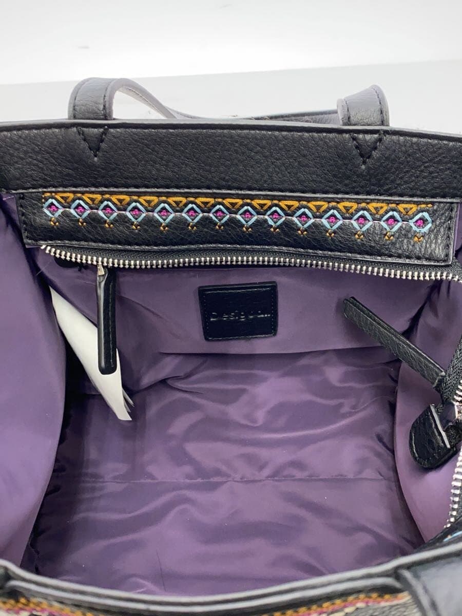 Desigual Handbag Leather BLK 6
