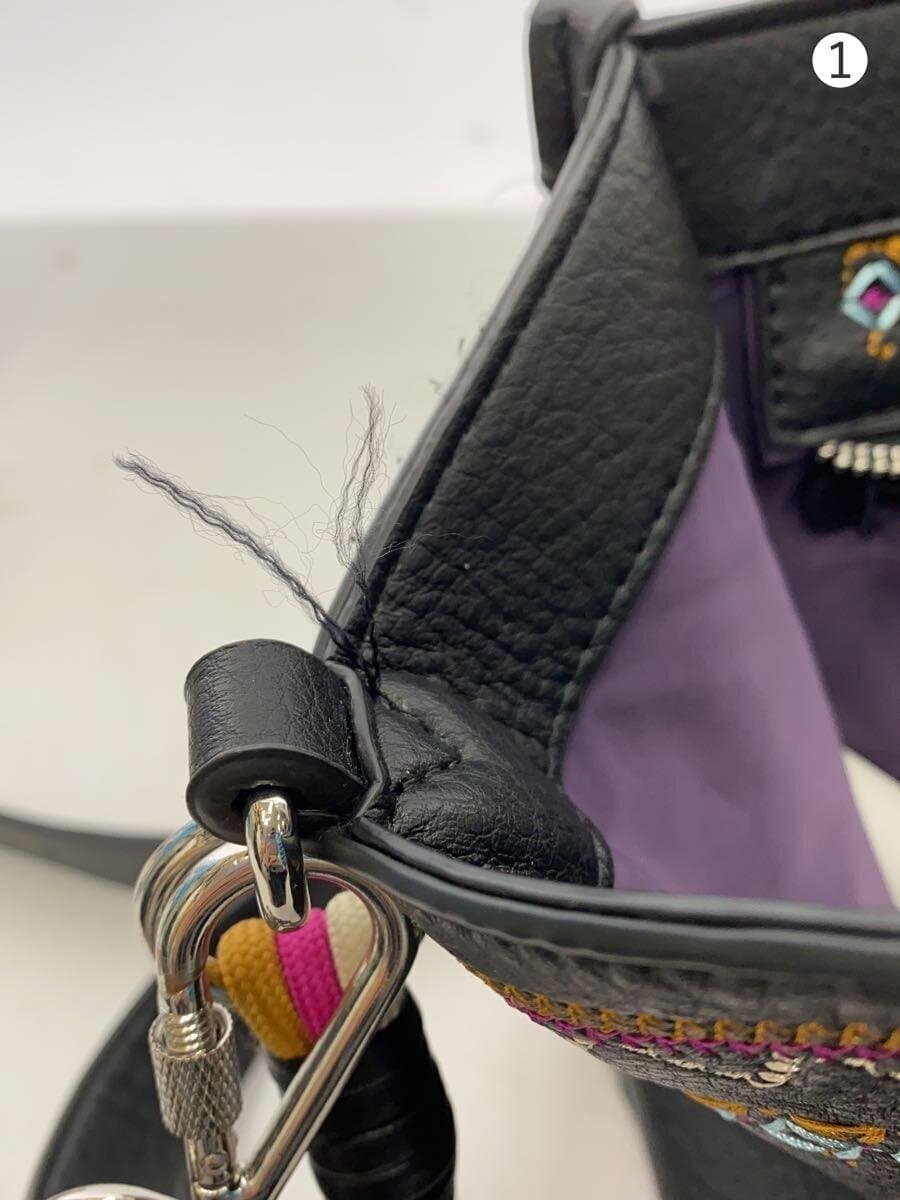 Desigual Handbag Leather BLK 7