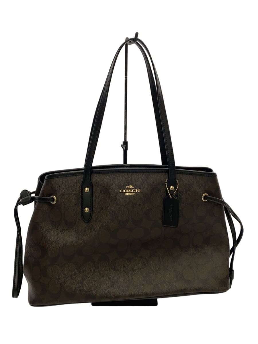 COACH Tote Bag PVC BRW F57842