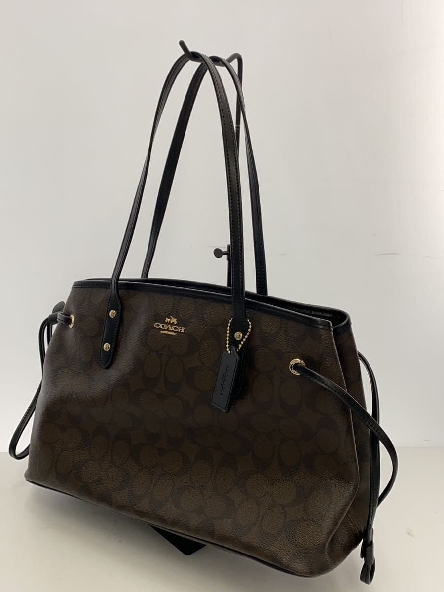 COACH Tote Bag PVC BRW F57842 2