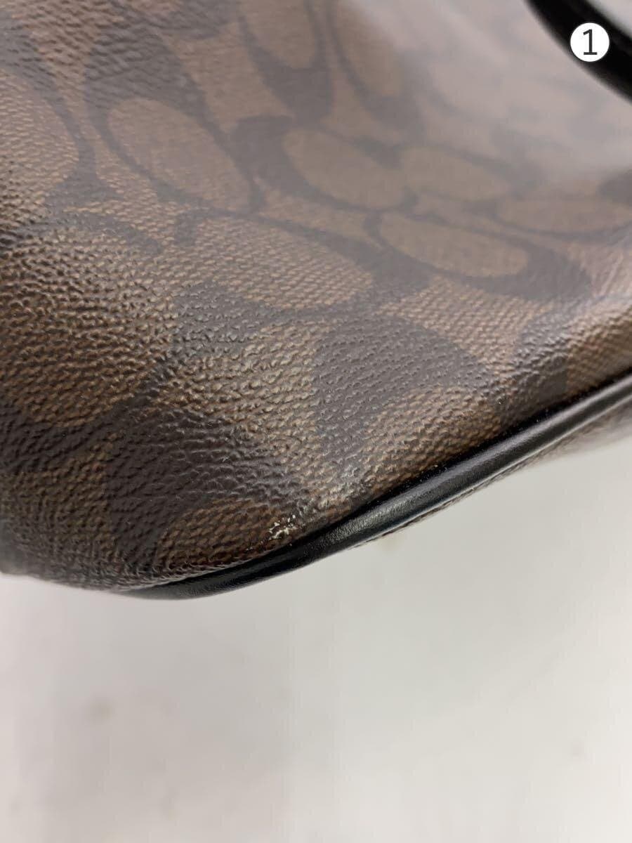 COACH Tote Bag PVC BRW F57842 7