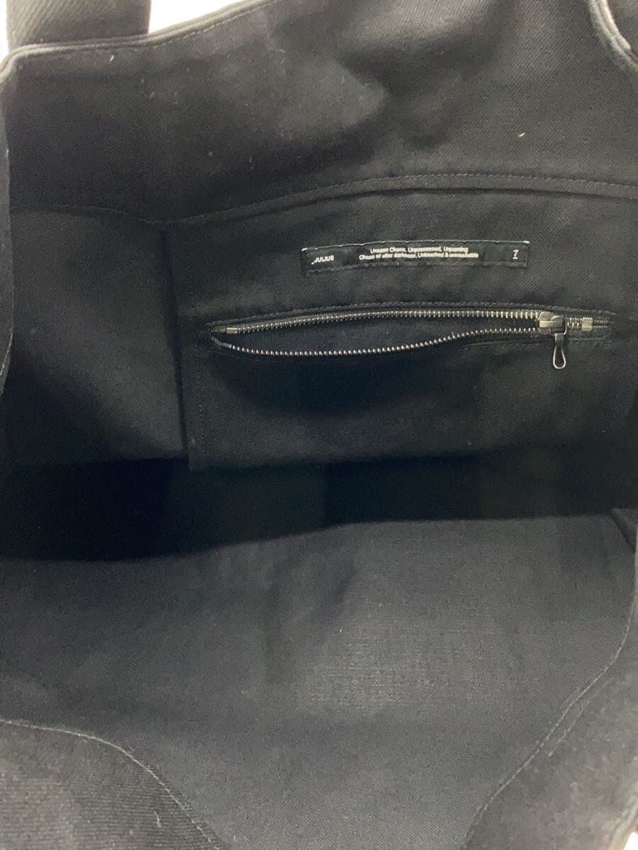 JULIUS25SS 14OZ DENIM BAG Denim Bag Tote Bag Canvas BLK 6