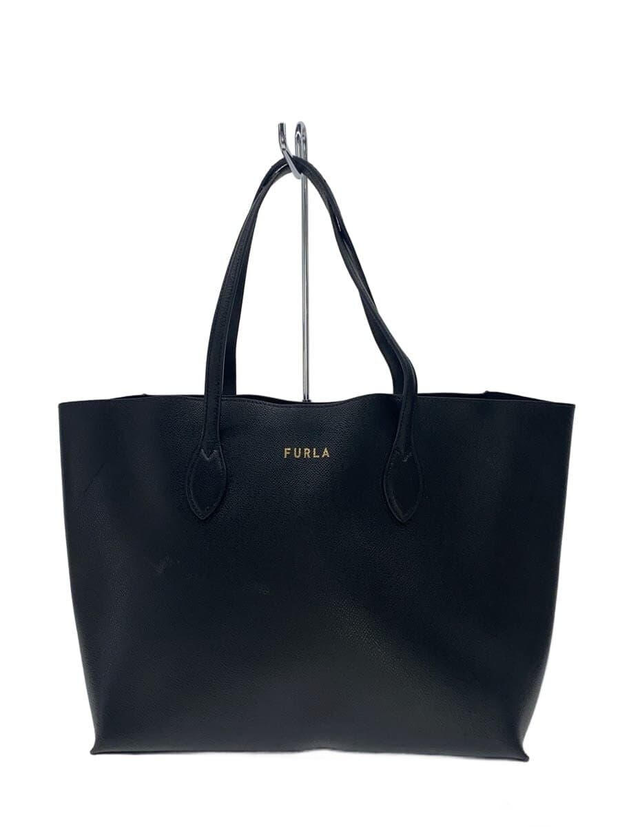 FURLA Tote Bag Leather BLK