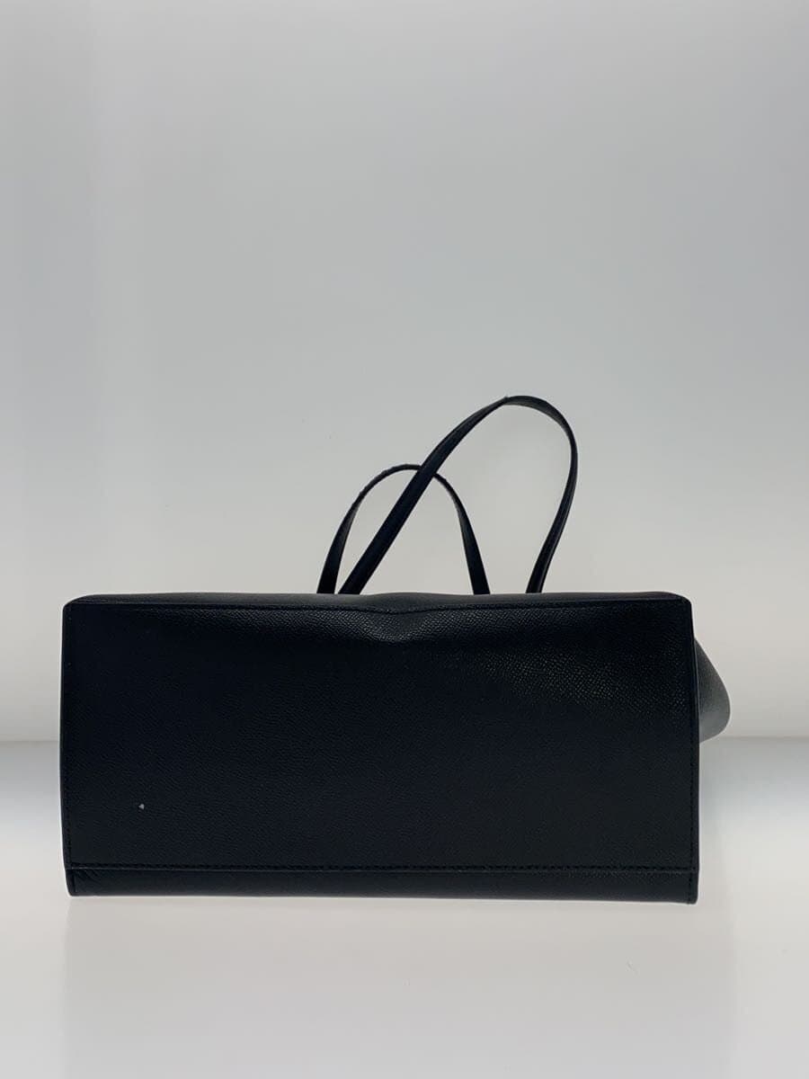 FURLA Tote Bag Leather BLK 4