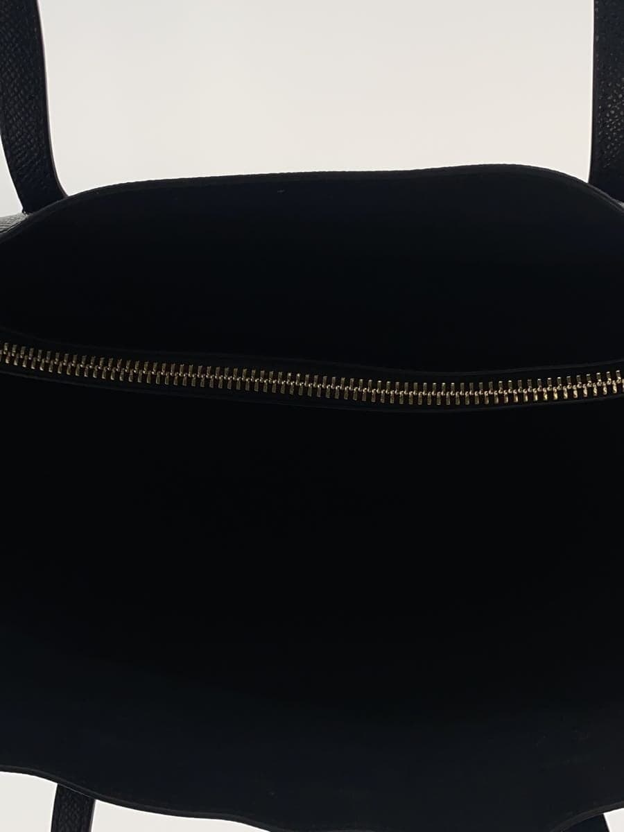 FURLA Tote Bag Leather BLK 6