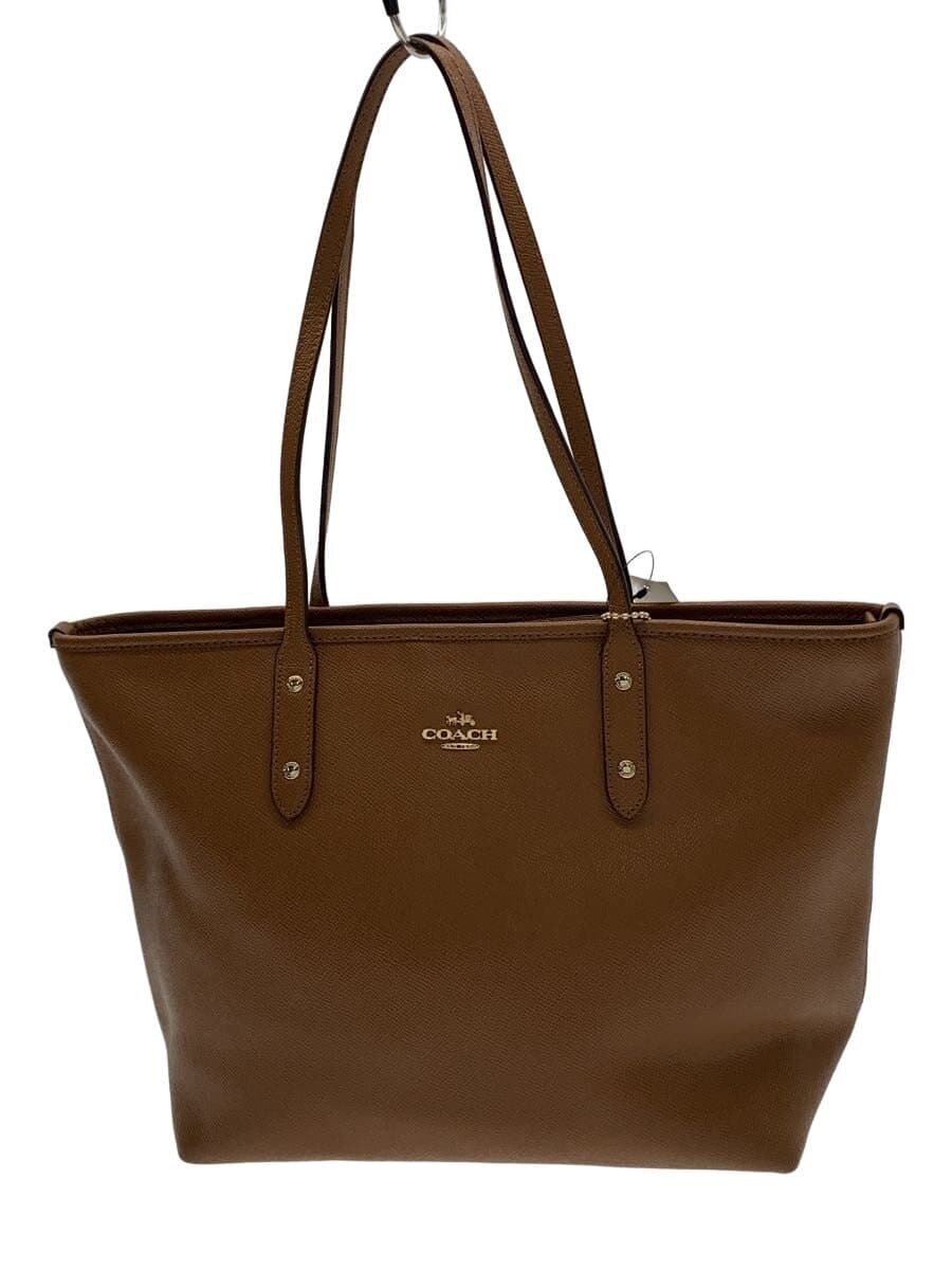 COACH Tote Bag Leather BRW F58846