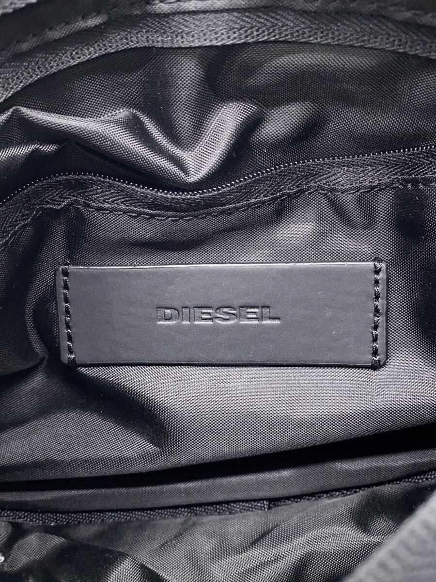 DIESEL Shoulder Bag Leather BLK 5
