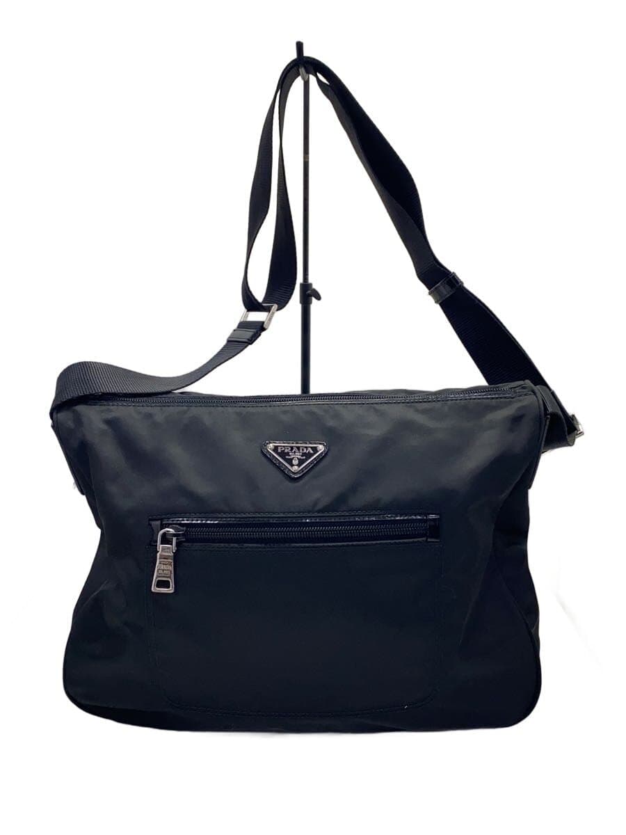 PRADA shoulder bag nylon BLK