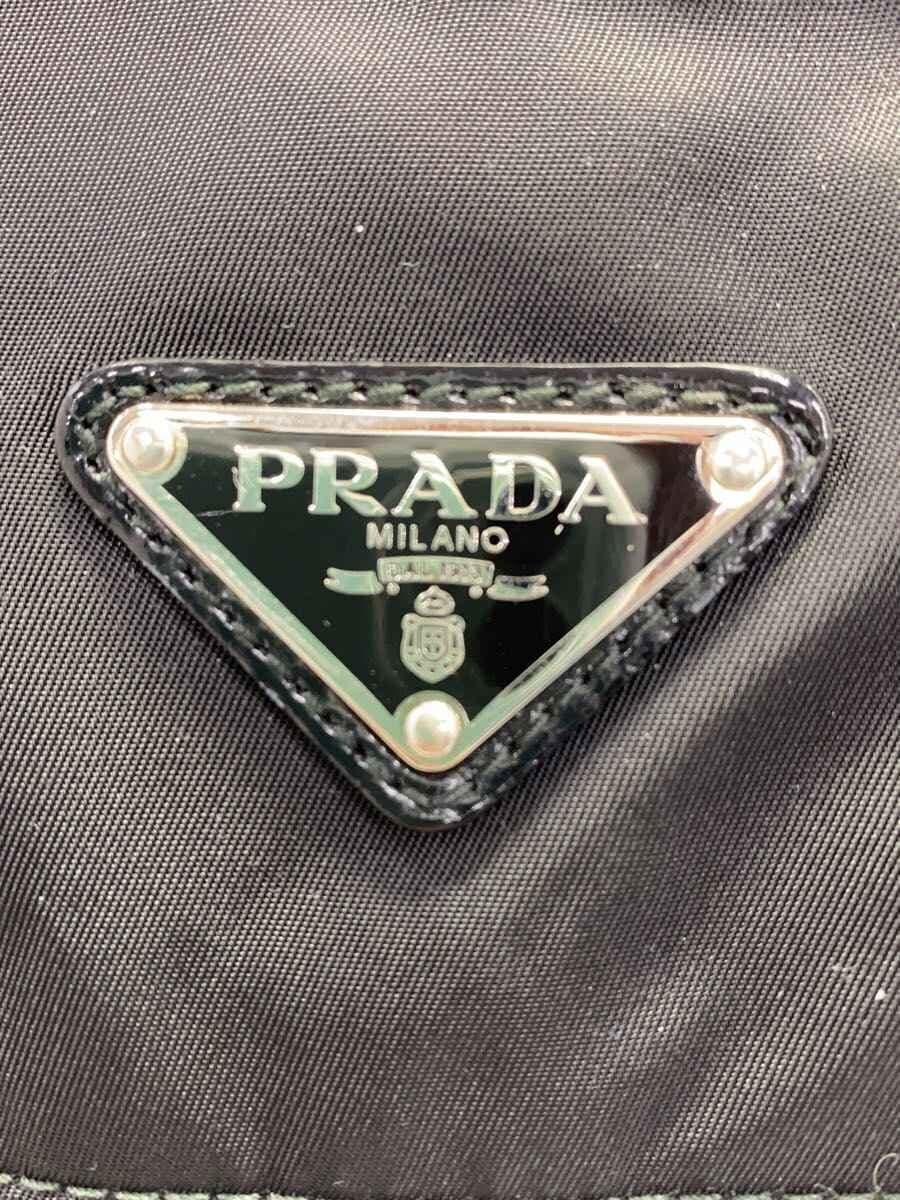 PRADA shoulder bag nylon BLK 5