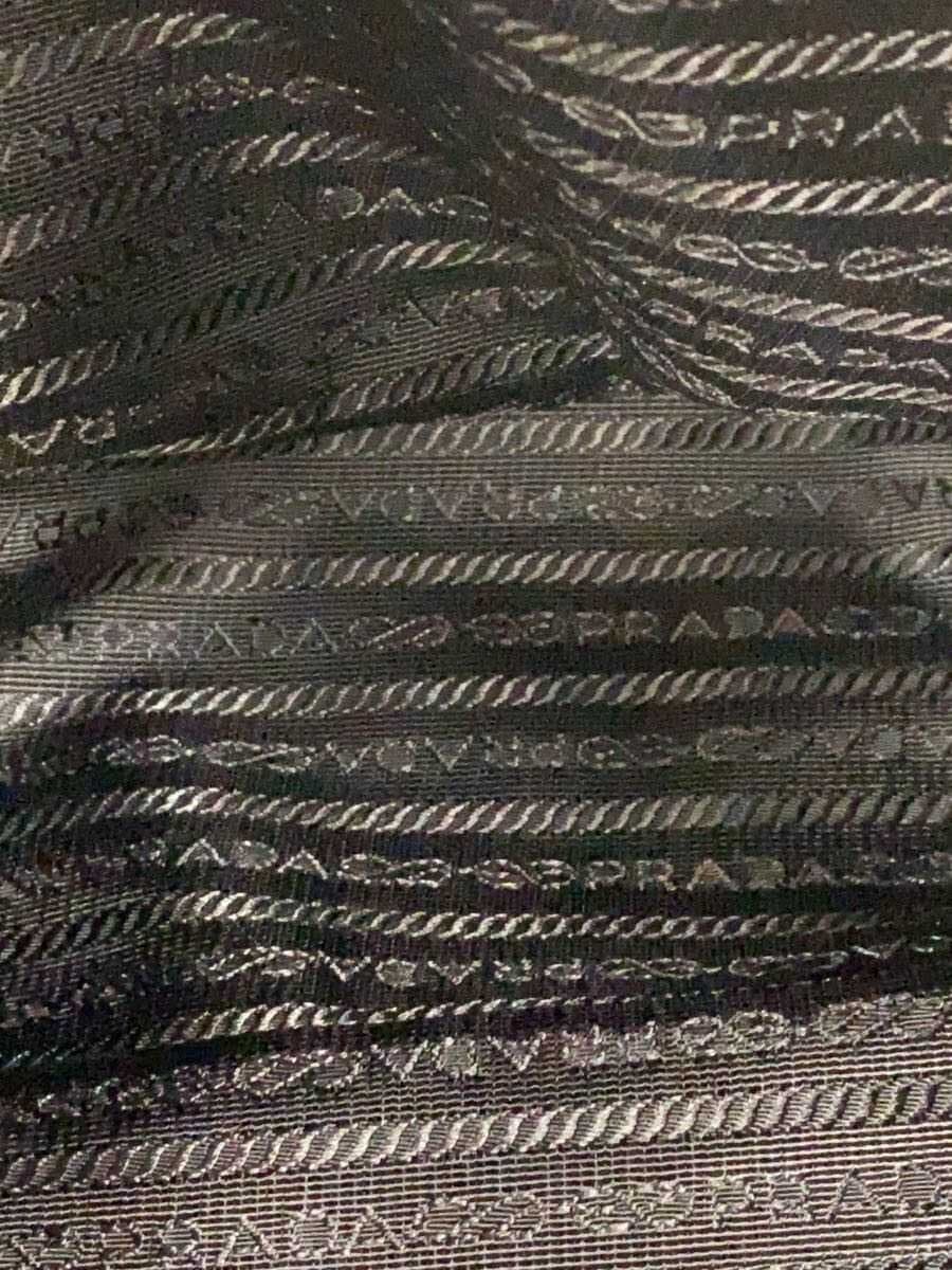 PRADA shoulder bag nylon BLK 6