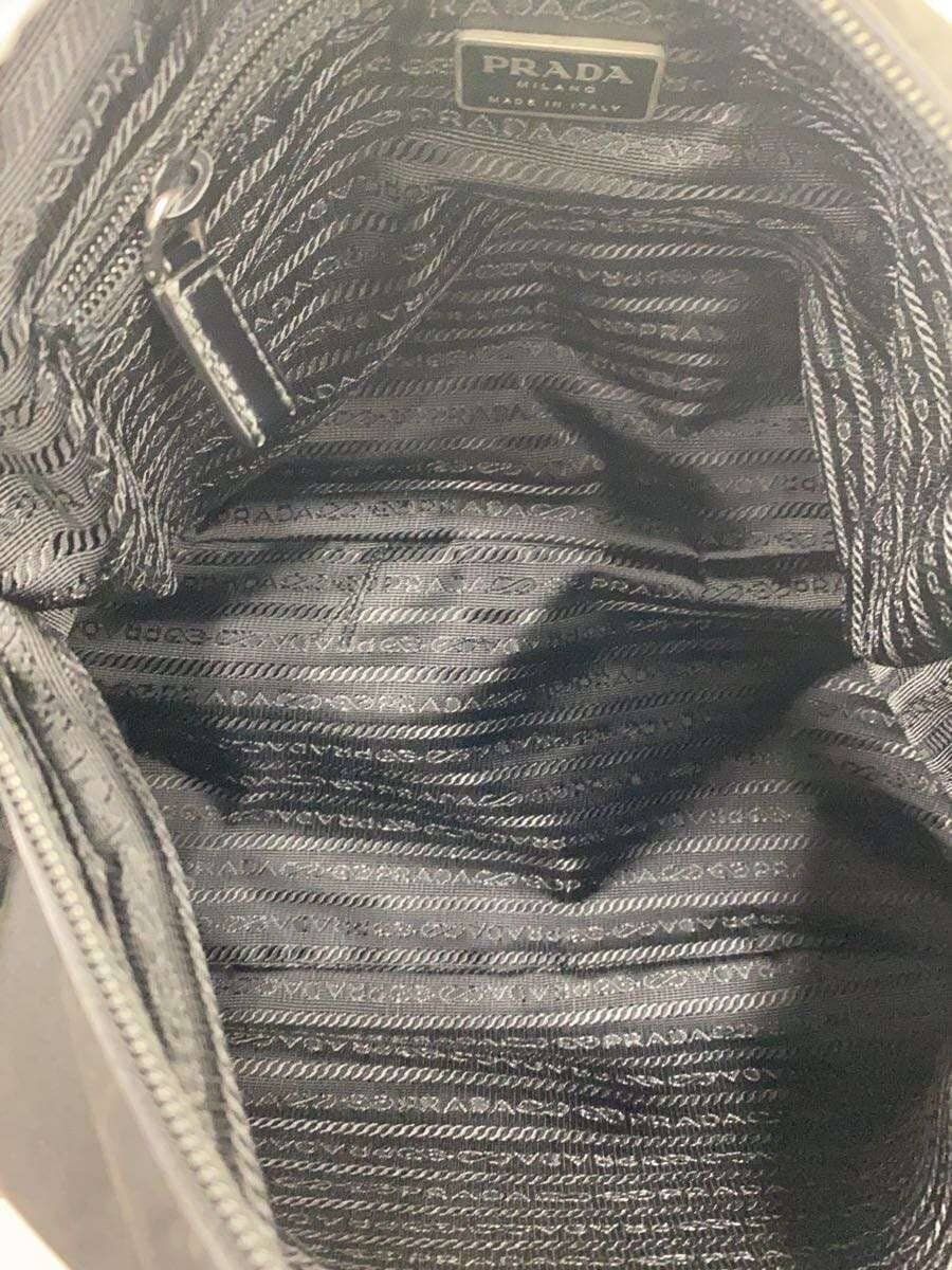 PRADA shoulder bag nylon BLK 7