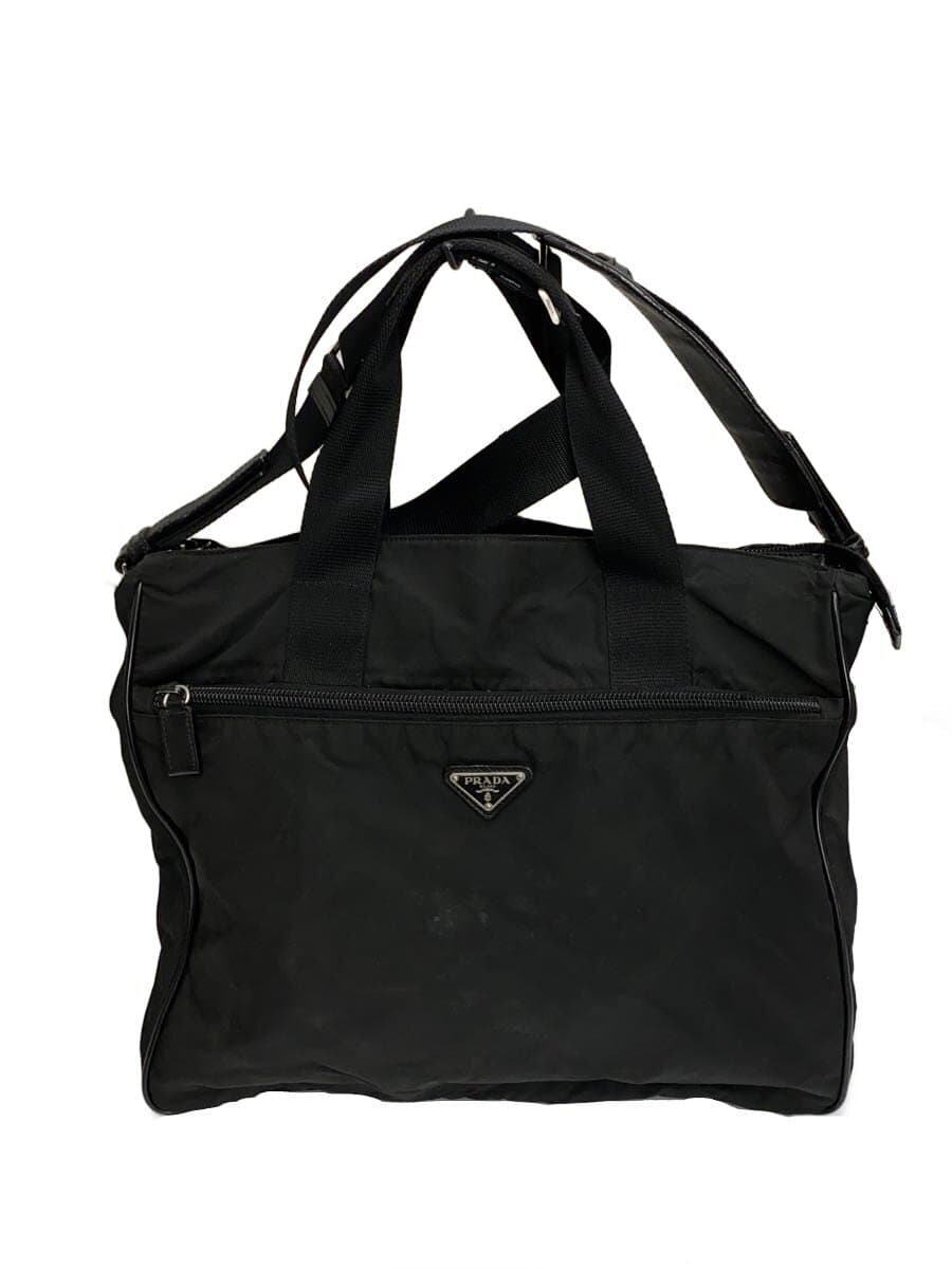 PRADA Briefcase Nylon BLK