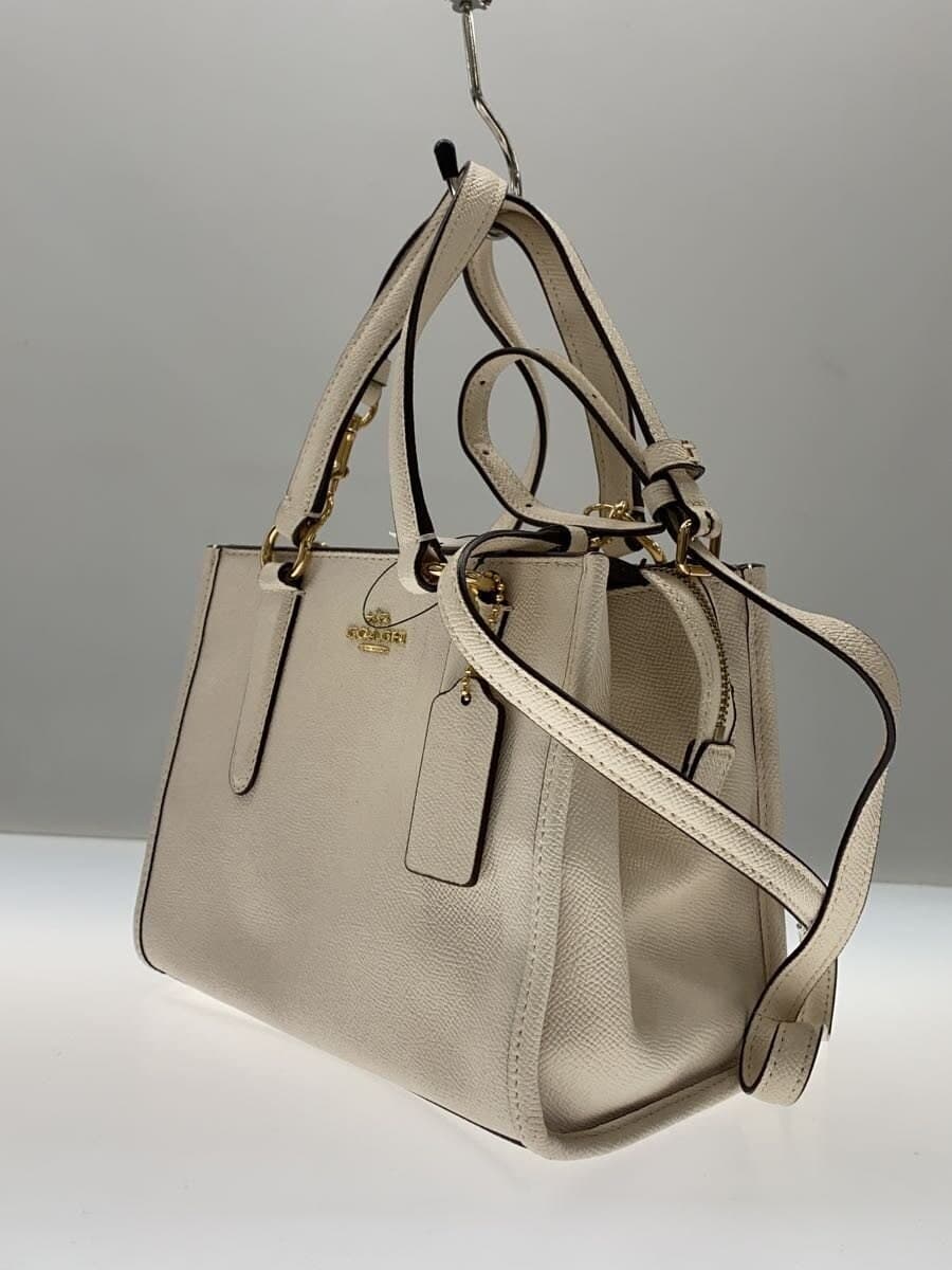 COACH handbag leather CRM F11925 2