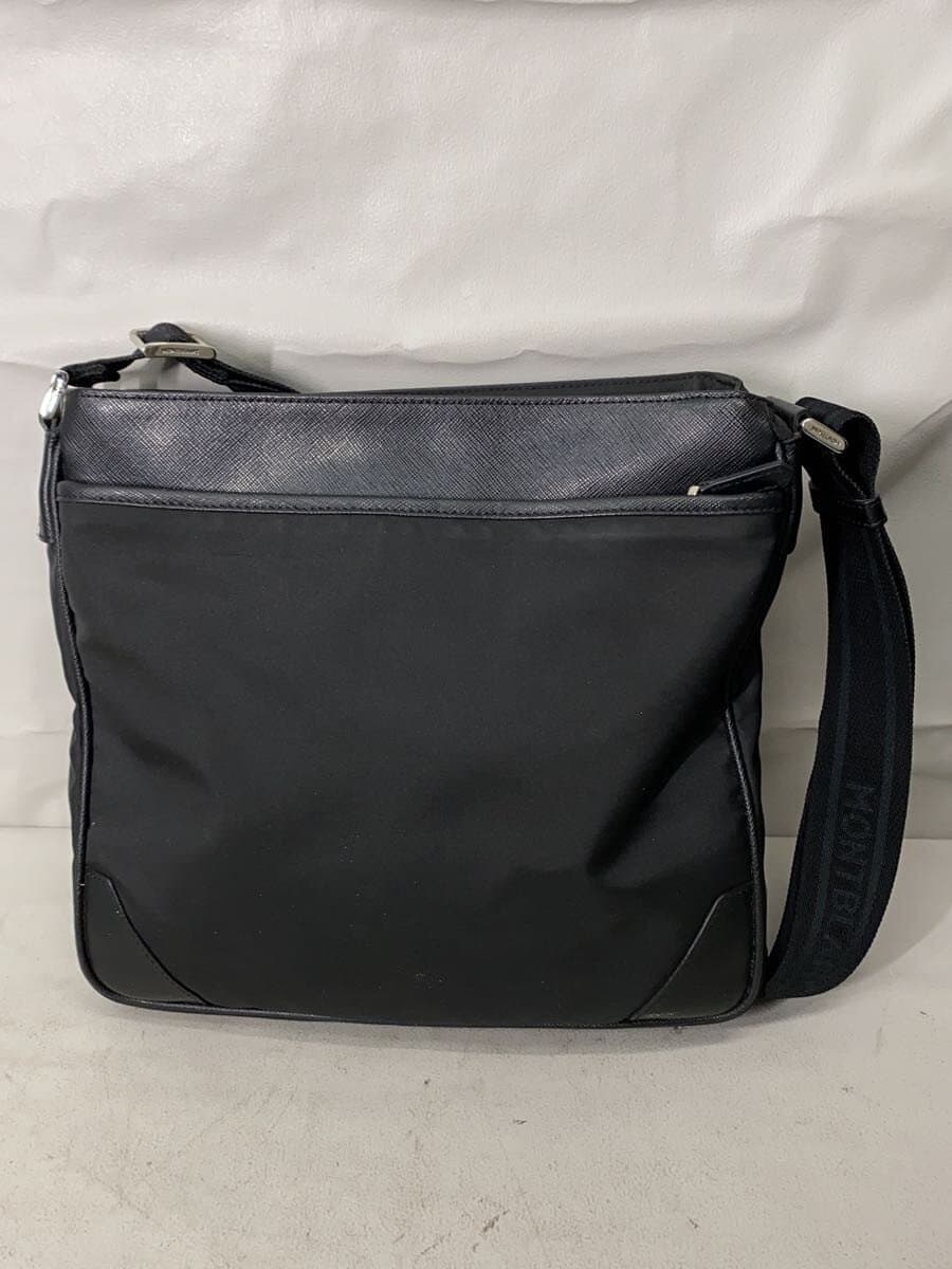 MONTBLANC Nylon Shoulder Bag Nylon BLK 3