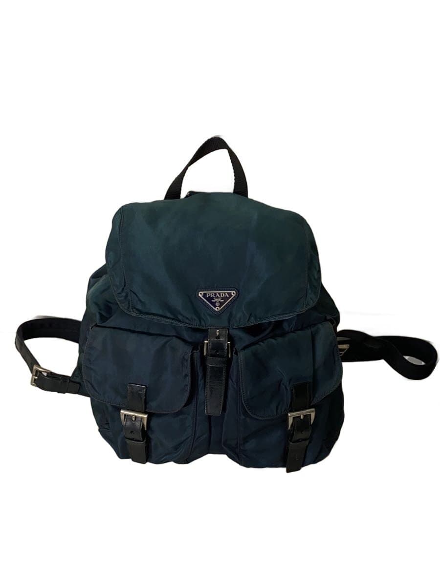 PRADA Backpack Nylon BLU
