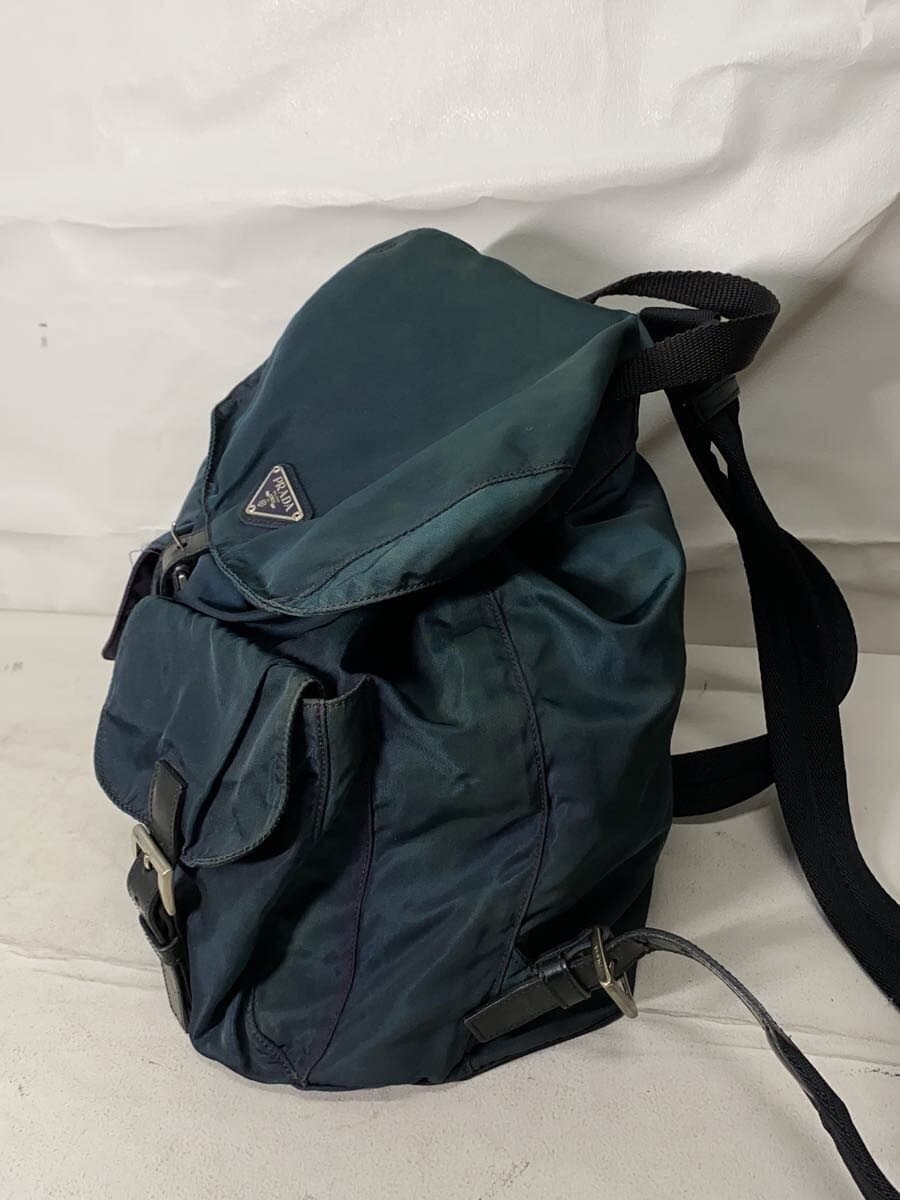 PRADA Backpack Nylon BLU 2
