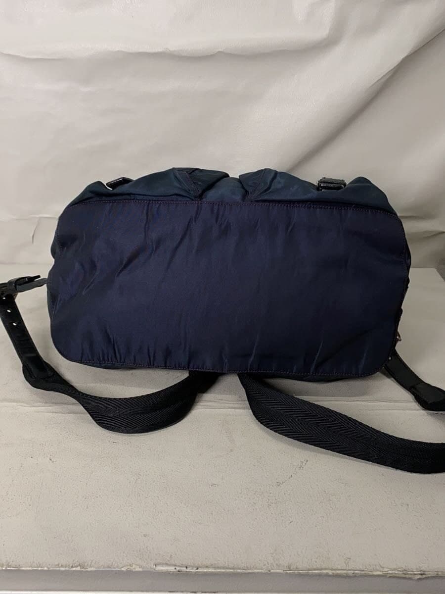 PRADA Backpack Nylon BLU 4