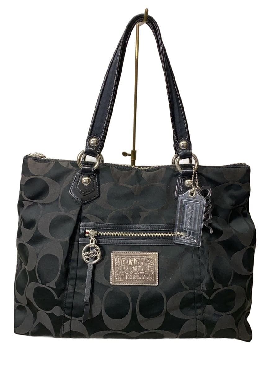 COACH Signature Tote Bag -- BLK 16290