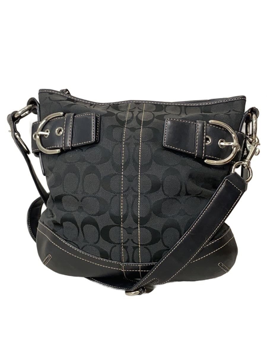 COACH Soft Duffle Signature Black -- BLK F03574 Shoulder Bag F03574