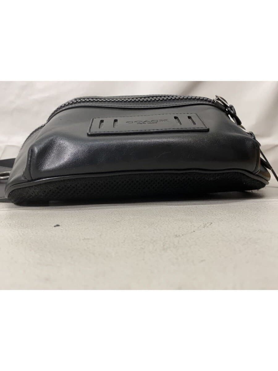 COACH Shoulder Bag Leather Black F75776 4