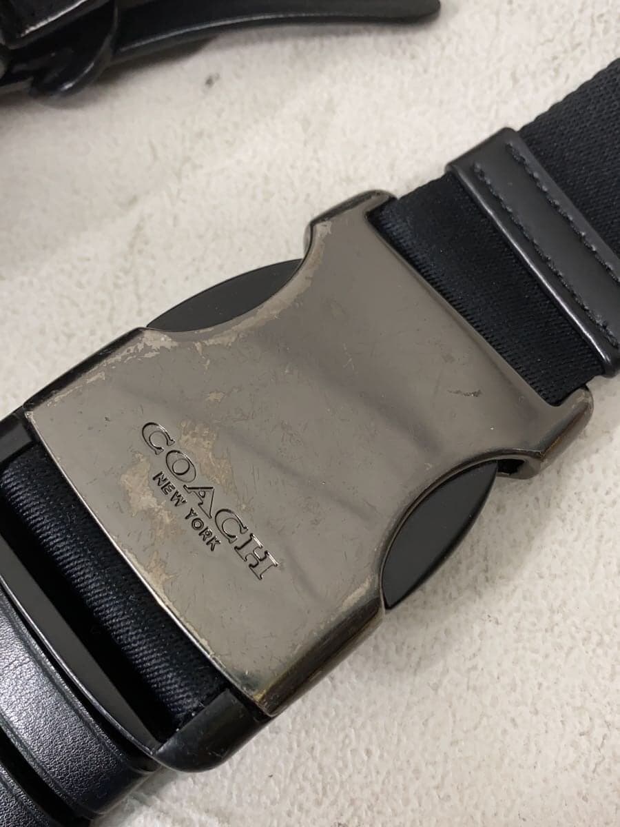 COACH Shoulder Bag Leather Black F75776 7