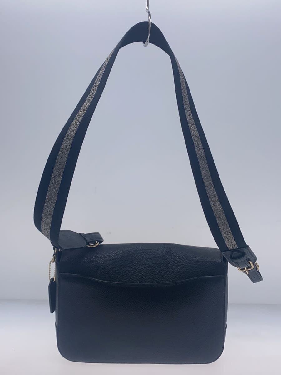 COACH Shoulder Bag Leather Black F72703 3