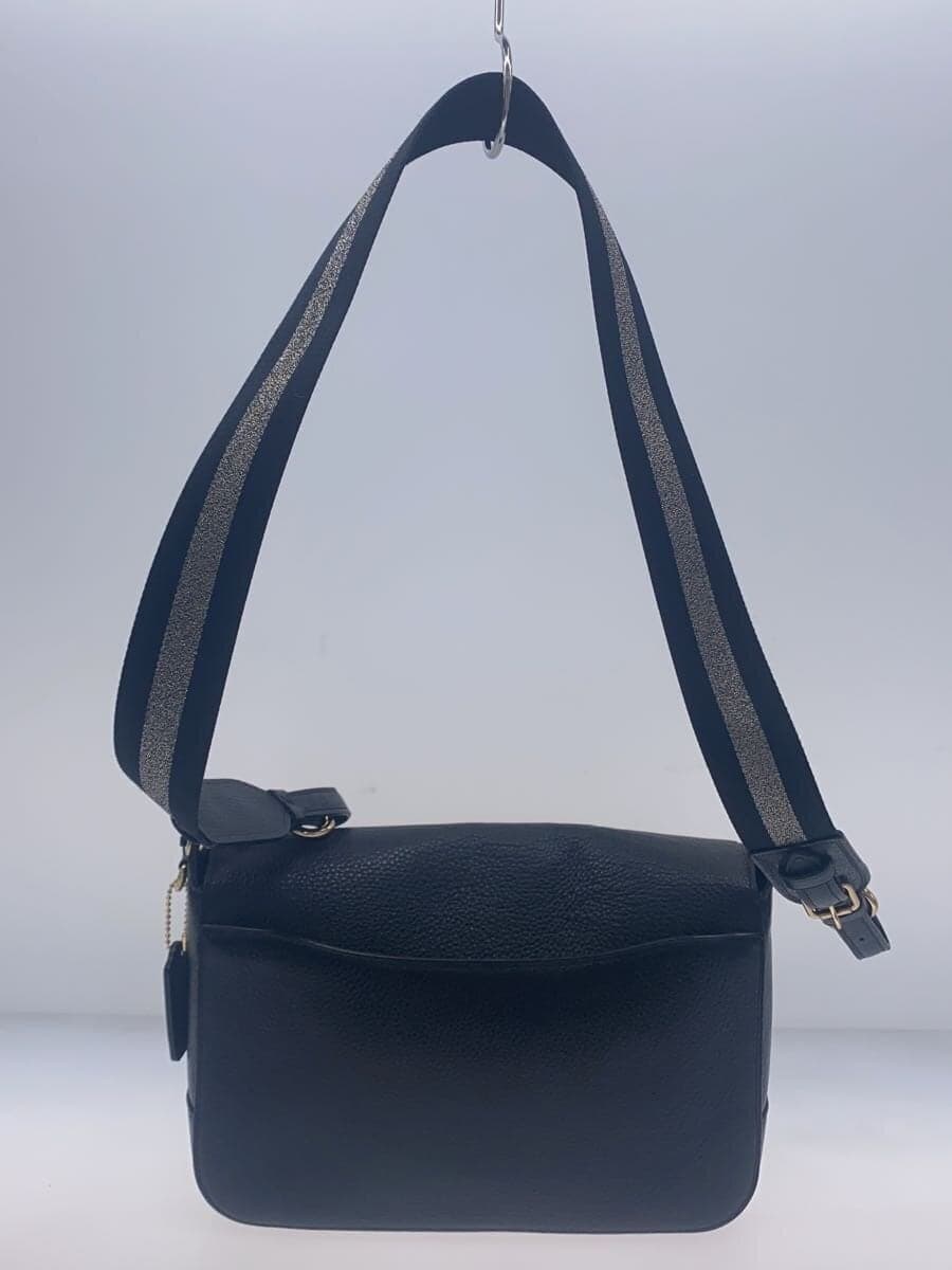 COACH Shoulder Bag Leather Black F72703 3