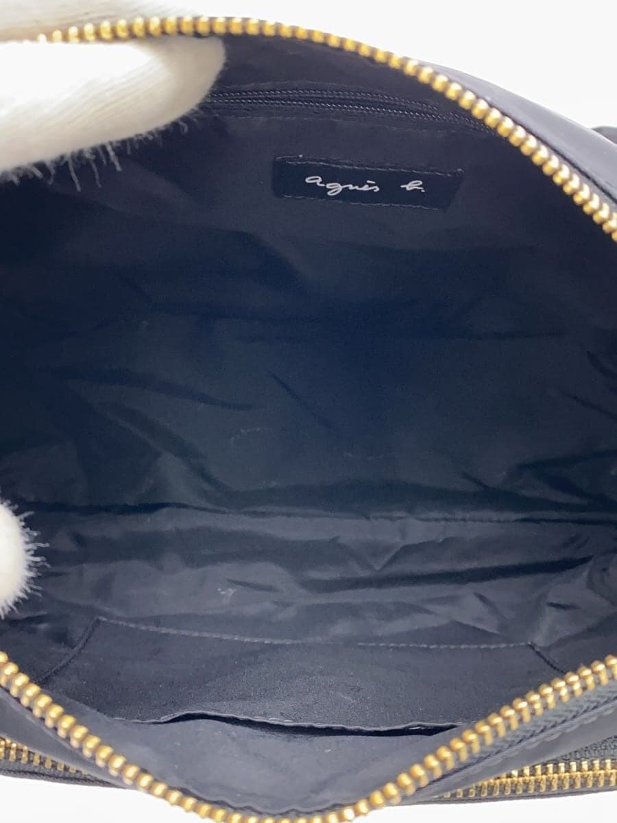 agnes b. Shoulder Bag Nylon BLK FT03A-05 6