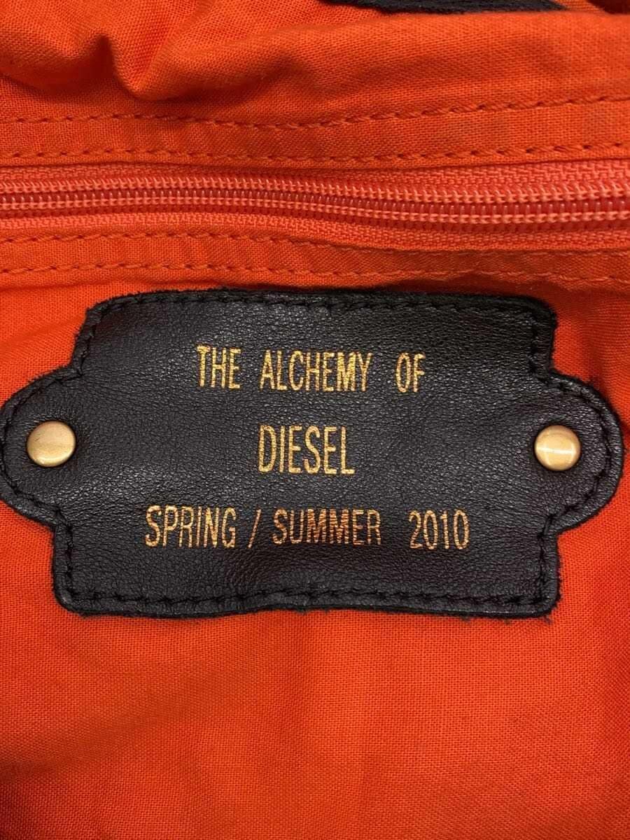 DIESEL Shoulder Bag Leather BLK 5