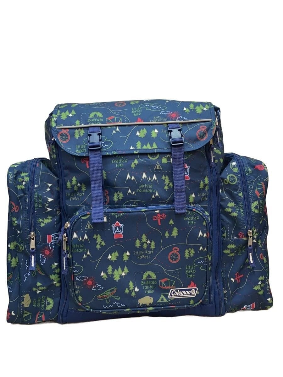 Coleman Backpack NVY All Over Pattern 118108779