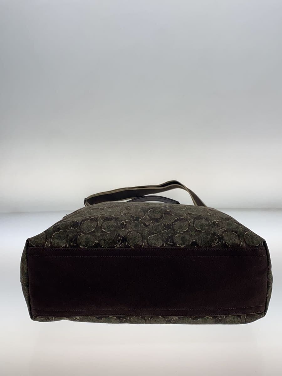 COACH Tote Bag Canvas KHK All Over Pattern F70583 4