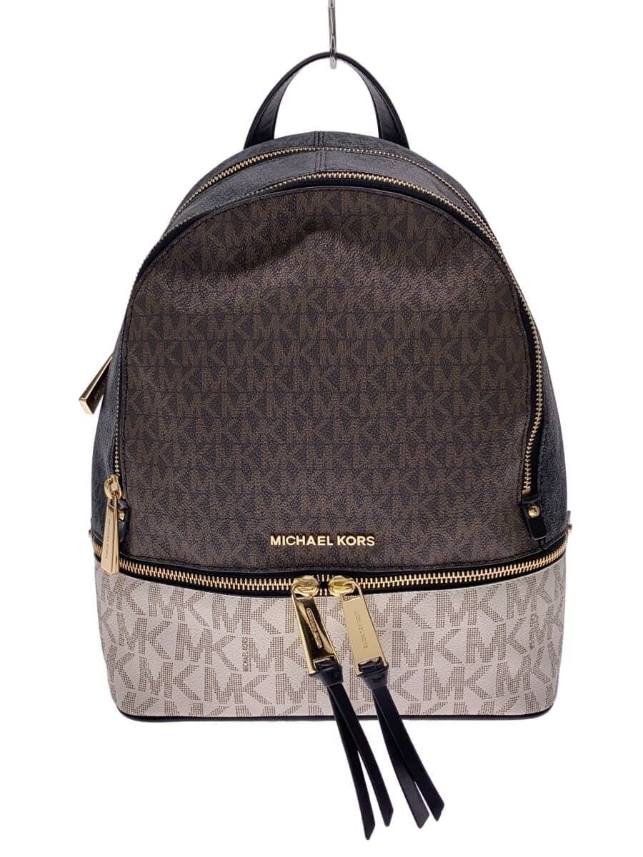 MICHAEL KORS backpack rayon BRW all-over pattern 30S0GEZB2V