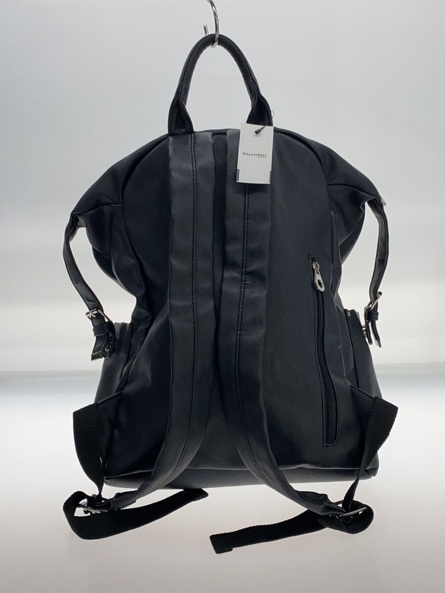 Jewelna Rose Backpack Leather BLK 3