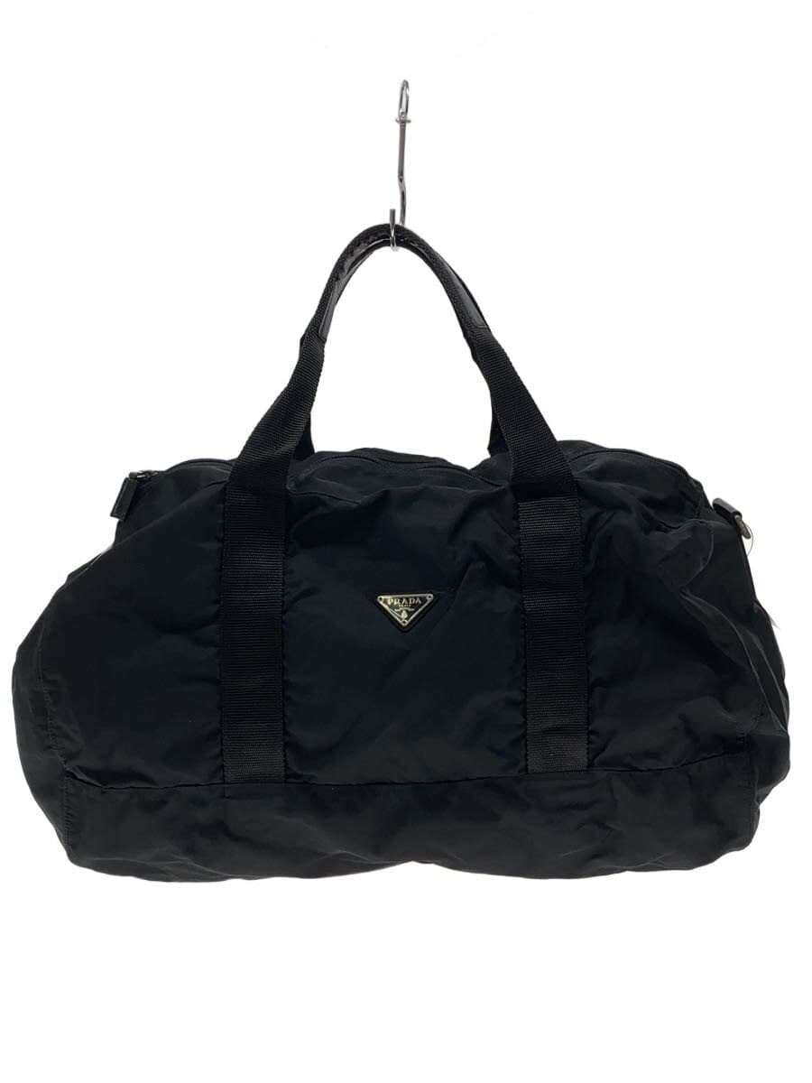 PRADA Boston Bag Nylon BLK Solid