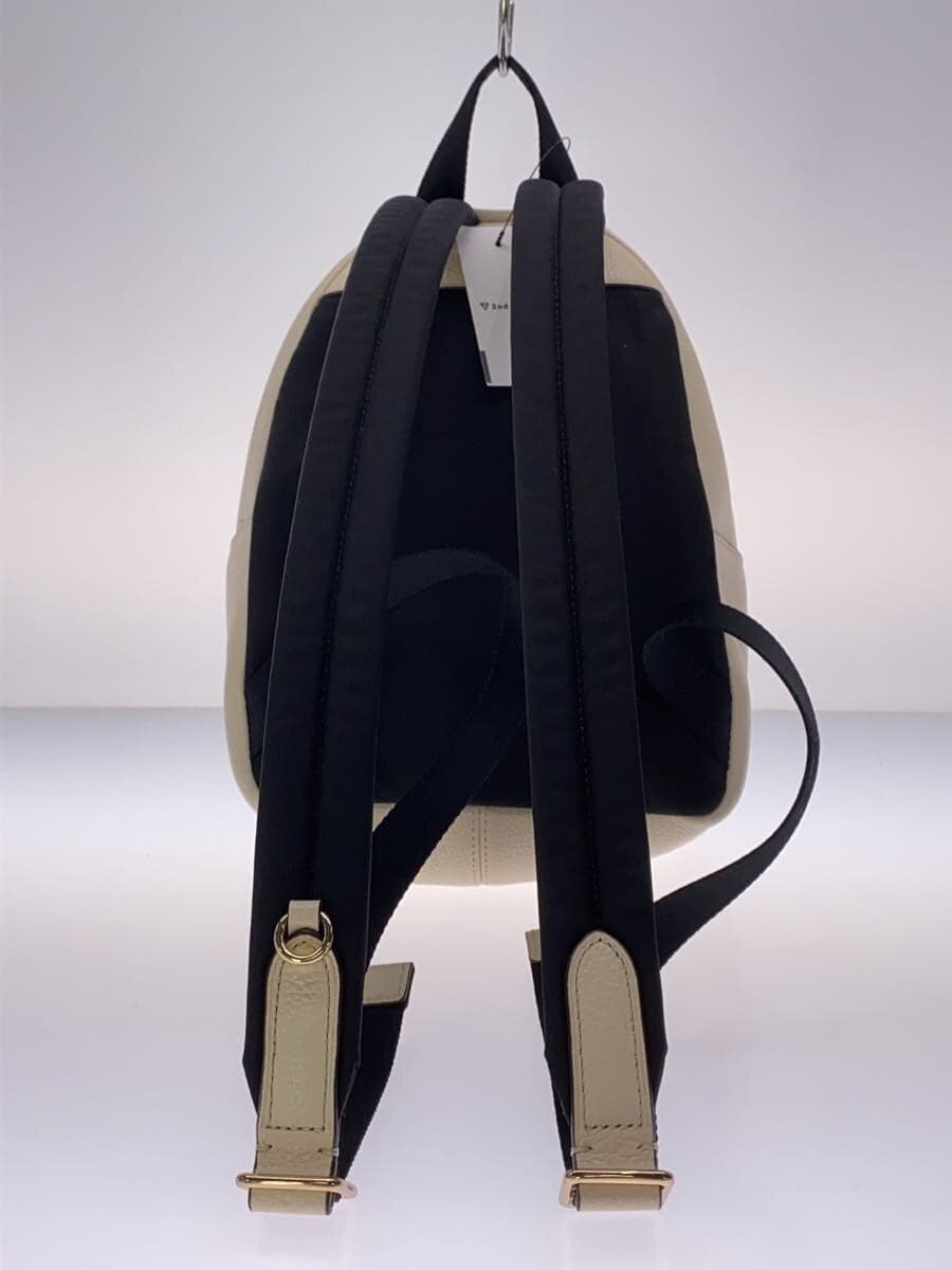 COACH Backpack Leather WHT F38263 3