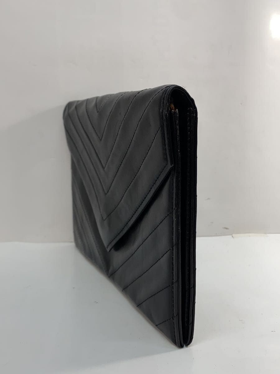 YVES SAINT LAURENT Clutch Bag BLK 2