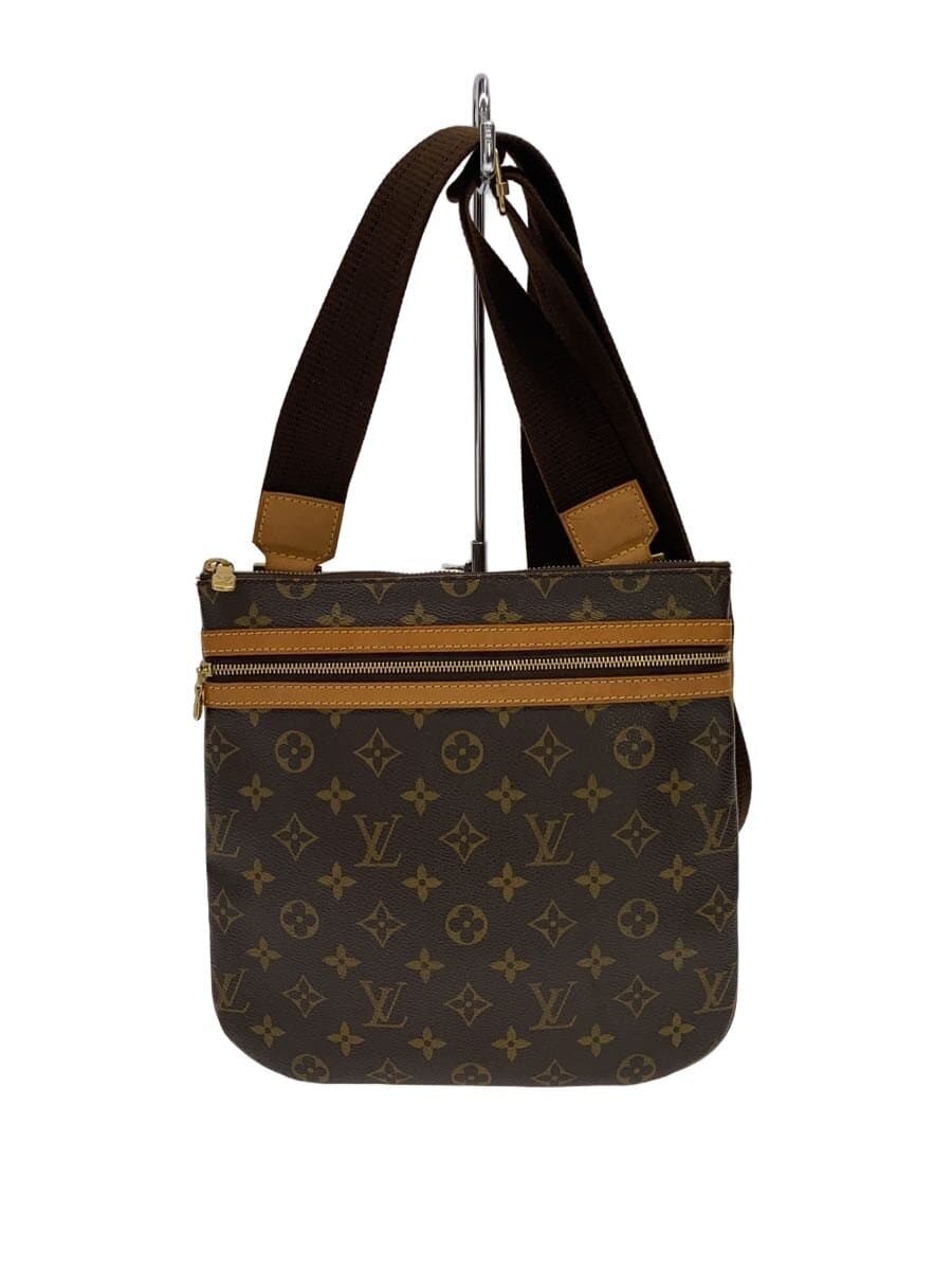 LOUIS VUITTON Pochette Bosphore_Monogram Canvas PVC BRW Monogram