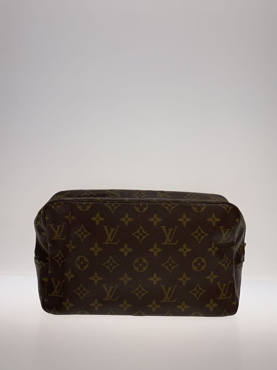 LOUIS VUITTON Trousse Toilette 28_Monogram Canvas PVC BRW 3
