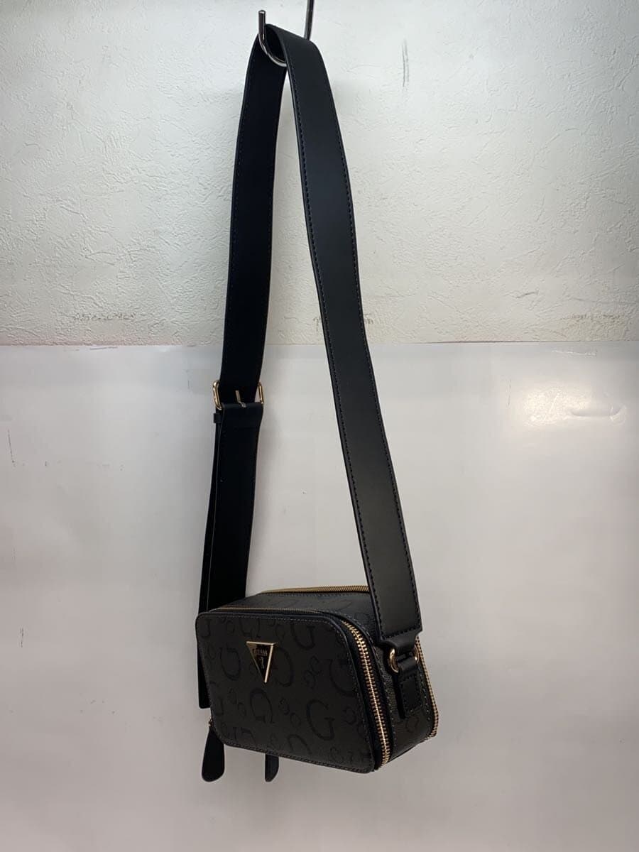 GUESS Shoulder Bag PVC BLK Print HG901970 2