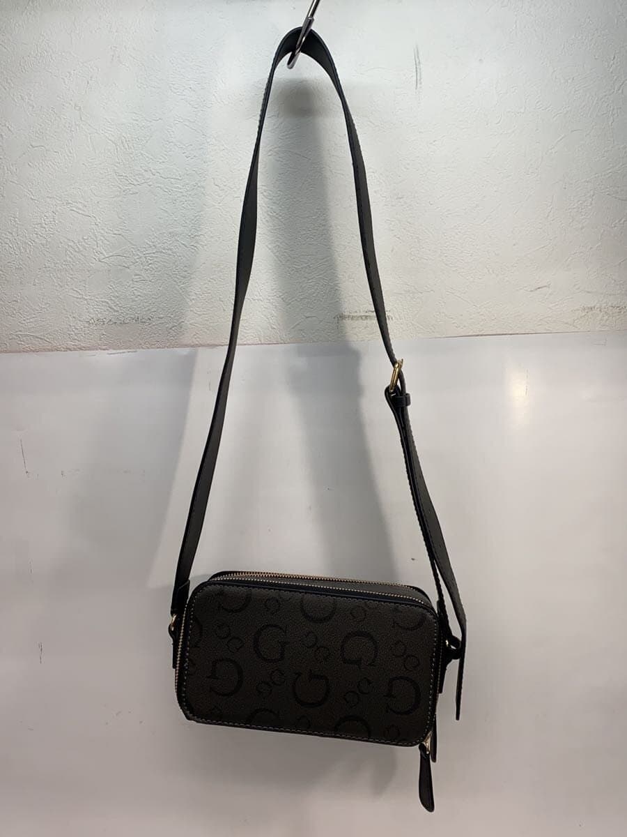 GUESS Shoulder Bag PVC BLK Print HG901970 3