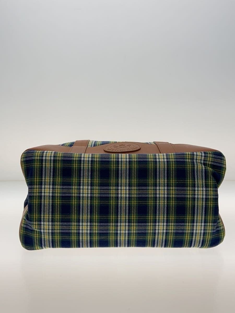 SHIPS tote bag -- GRN check 118-43-3603-6500 4