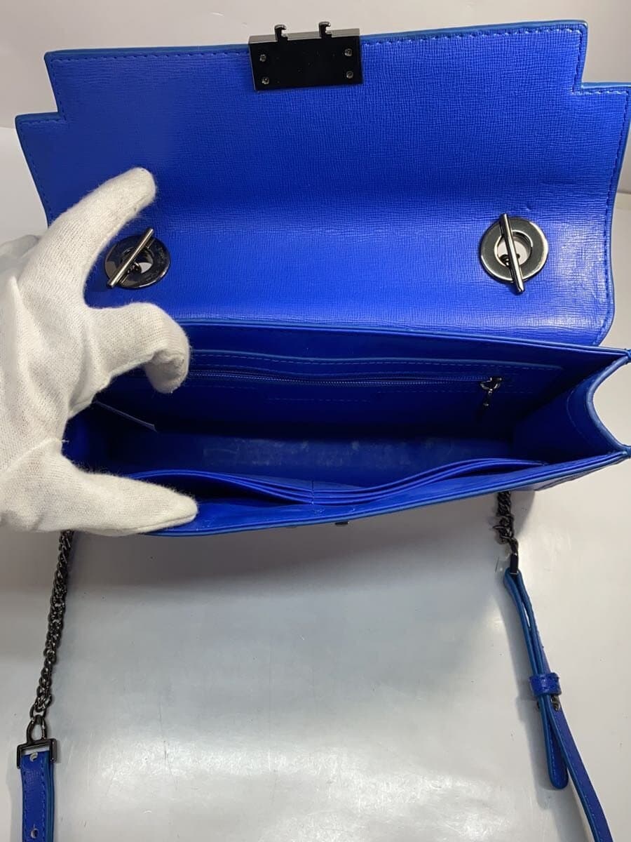 CHARLES&KEITH Shoulder Bag Faux Leather BLU Solid B0700201 6